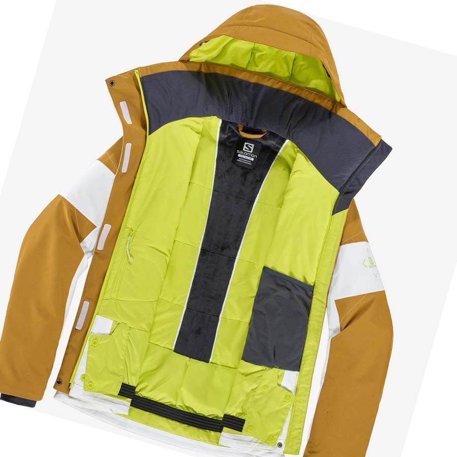 Chaquetas Salomon SPEED INSULATED Mujer Blancos | MX 2437KOR